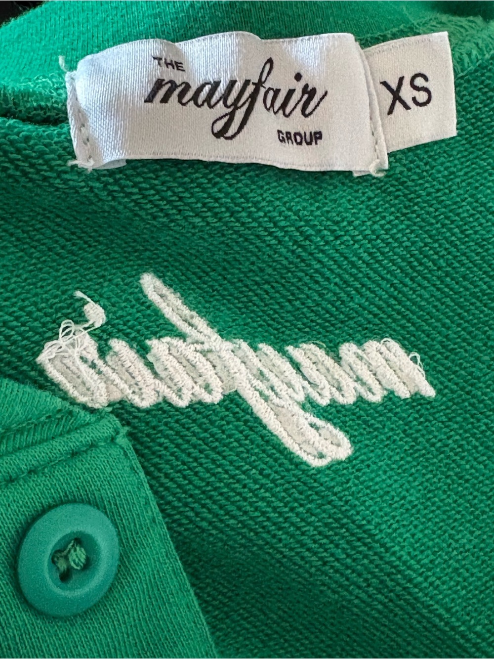 Green Mayfair 'Fall in Love with Life' Women's Sweatshirt - Picture 5 of 6